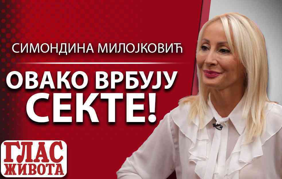 SEKTE VREBAJU, ČUVAJTE BLIŽNJE, UPOZORAVA SIMONIDA MILOJKOVIĆ (VIDEO)